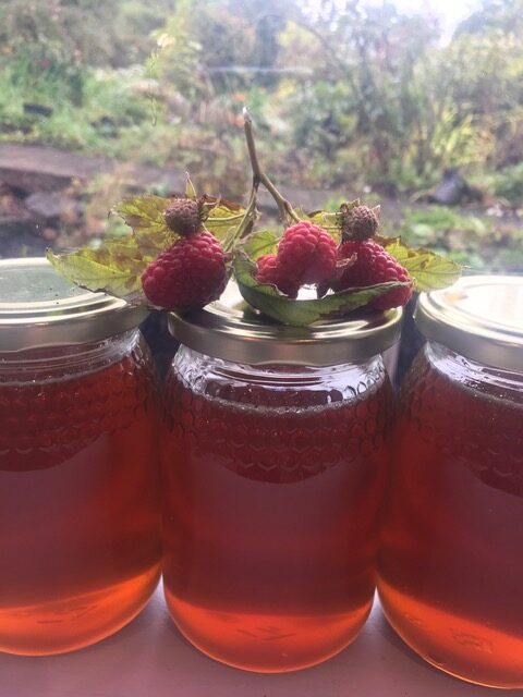 home produced honey at Tosturi Retreat House from our own bees